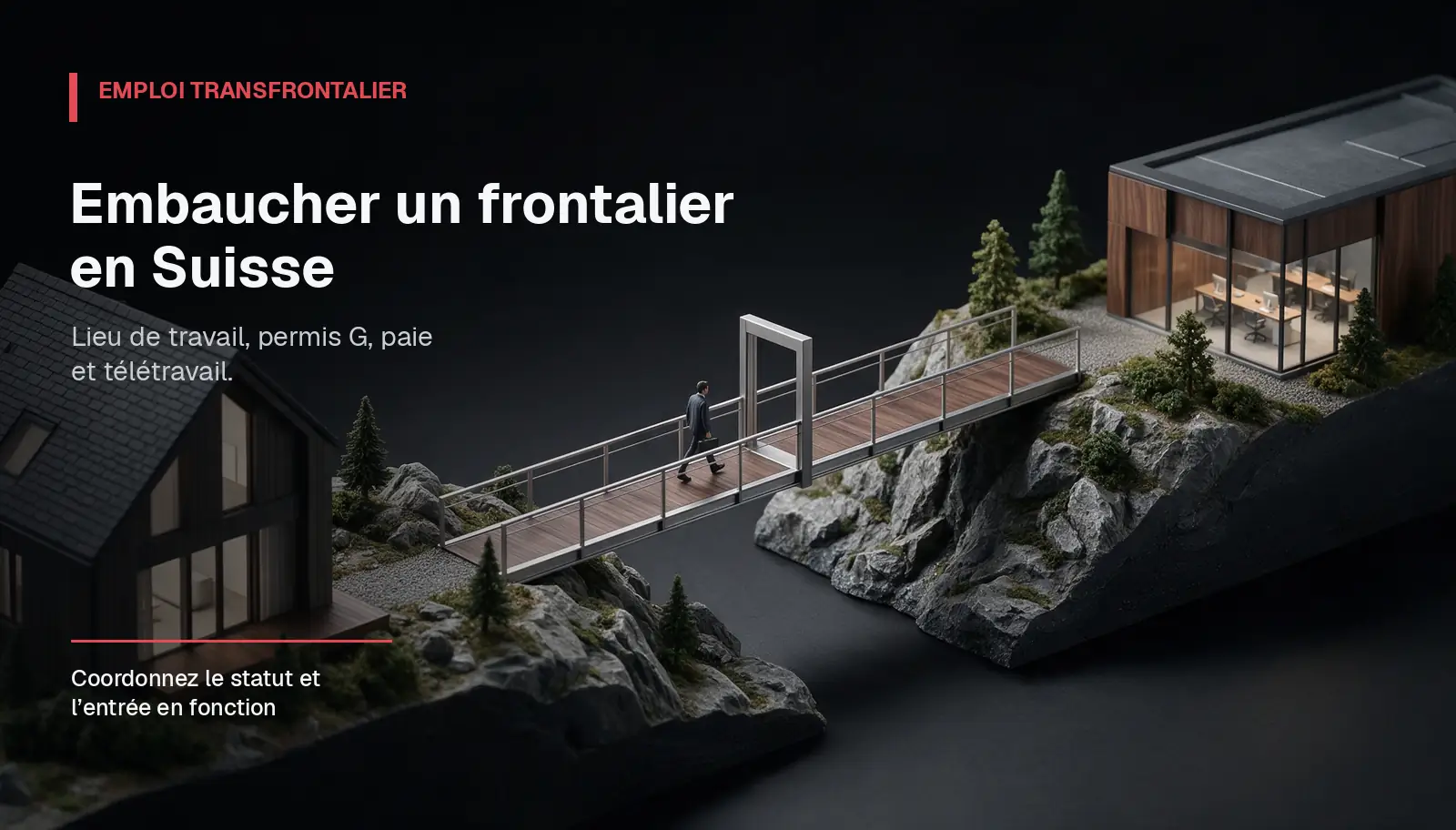 Embaucher un frontalier en Suisse : permis G